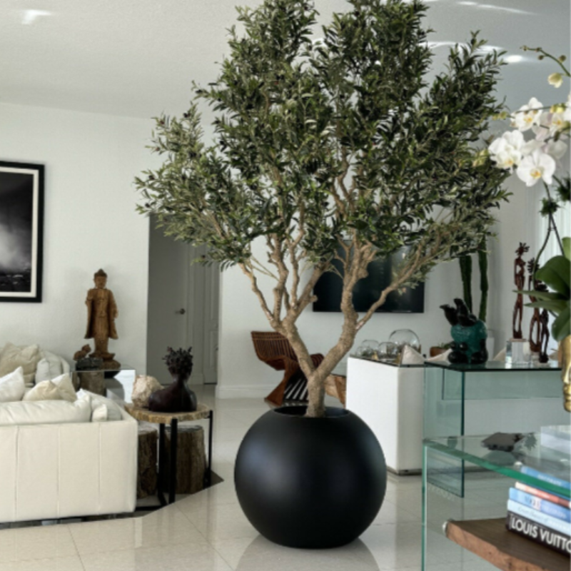 Coleção Plantas Artificiais Ultra Realista + Vaso Home Design®️