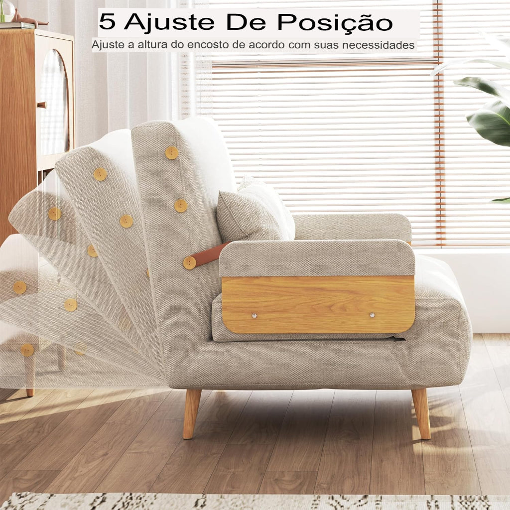 Poltrona-Cama Atenas™ – Design Inteligente e Conforto 2 em 1