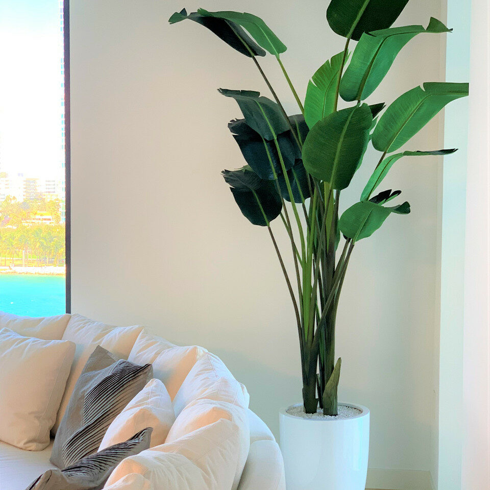 Coleção Planta Artificial Ultra realista  Garden Design®️ + Vaso