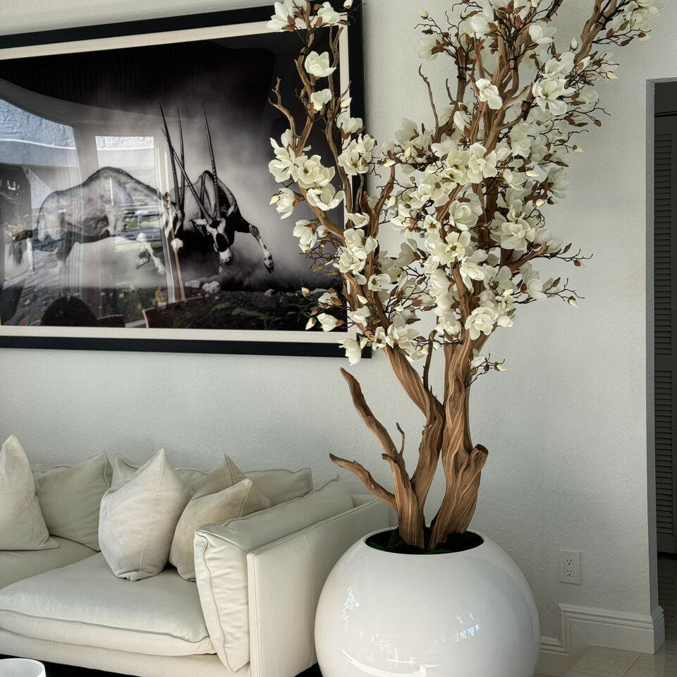 Coleção Planta Artificial Ultra realista  Garden Design®️ + Vaso