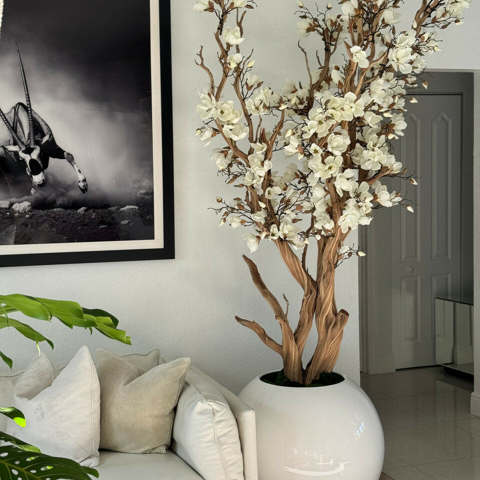 Coleção Planta Artificial Ultra realista  Garden Design®️ + Vaso