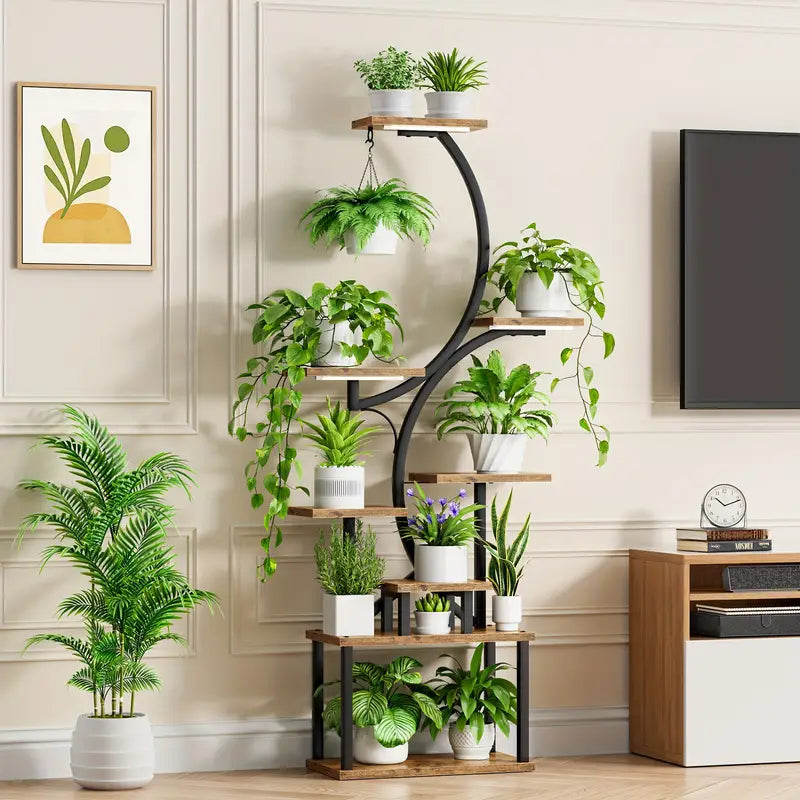 Suporte Para Planta Essenza com luz de Led Garden Design®️