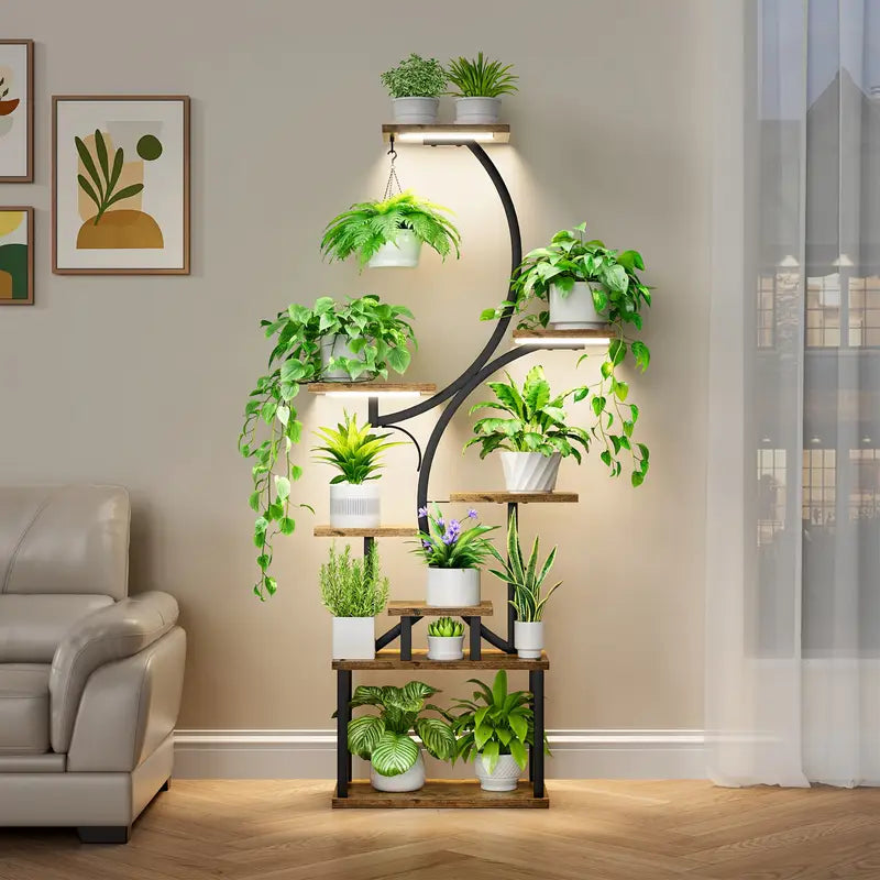 Suporte Para Planta Essenza com luz de Led Garden Design®️